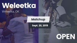Matchup: Weleetka vs. OPEN 2019