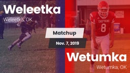 Matchup: Weleetka vs. Wetumka  2019