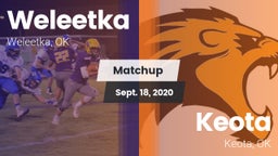 Matchup: Weleetka vs. Keota  2020