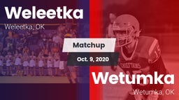 Matchup: Weleetka vs. Wetumka  2020