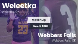 Matchup: Weleetka vs. Webbers Falls  2020