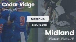 Matchup: Cedar Ridge vs. Midland  2017