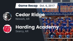 Recap: Cedar Ridge  vs. Harding Academy  2017