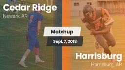 Matchup: Cedar Ridge vs. Harrisburg  2018