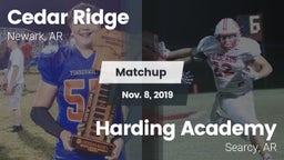 Matchup: Cedar Ridge vs. Harding Academy  2019
