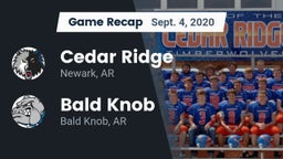 Recap: Cedar Ridge  vs. Bald Knob  2020