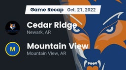 Recap: Cedar Ridge  vs. Mountain View  2022