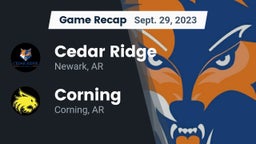 Recap: Cedar Ridge  vs. Corning  2023