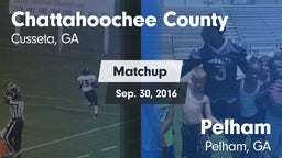 Matchup: Chattahoochee County vs. Pelham  2016