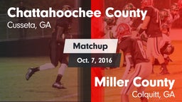 Matchup: Chattahoochee County vs. Miller County  2016