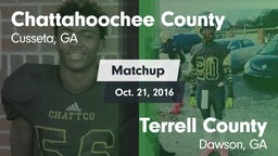 Matchup: Chattahoochee County vs. Terrell County  2016
