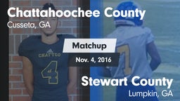Matchup: Chattahoochee County vs. Stewart County  2016