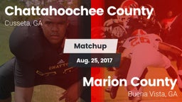 Matchup: Chattahoochee County vs. Marion County  2017