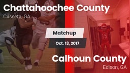 Matchup: Chattahoochee County vs. Calhoun County  2017