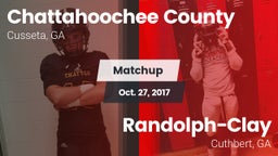 Matchup: Chattahoochee County vs. Randolph-Clay  2017