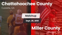 Matchup: Chattahoochee County vs. Miller County  2018