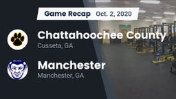 Recap: Chattahoochee County  vs. Manchester  2020