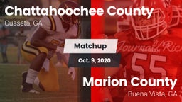 Matchup: Chattahoochee County vs. Marion County  2020