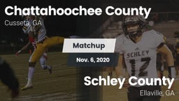 Matchup: Chattahoochee County vs. Schley County  2020