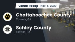 Recap: Chattahoochee County  vs. Schley County  2020