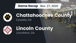 Recap: Chattahoochee County  vs. Lincoln County  2020