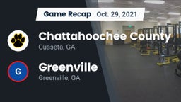 Recap: Chattahoochee County  vs. Greenville  2021
