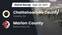 Recap: Chattahoochee County  vs. Marion County  2021