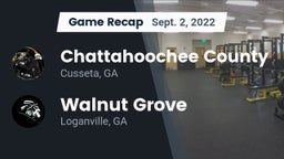 Recap: Chattahoochee County  vs. Walnut Grove  2022