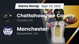 Recap: Chattahoochee County  vs. Manchester  2022