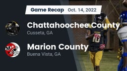 Recap: Chattahoochee County  vs. Marion County  2022