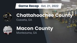 Recap: Chattahoochee County  vs. Macon County  2022
