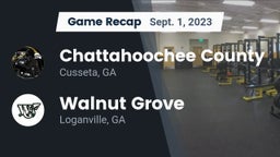 Recap: Chattahoochee County  vs. Walnut Grove  2023