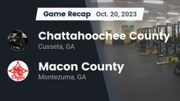 Recap: Chattahoochee County  vs. Macon County  2023