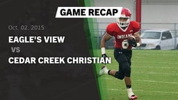 Recap: Eagle's View  vs. Cedar Creek Christian 2015