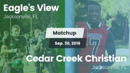 Matchup: Eagle's View vs. Cedar Creek Christian  2016