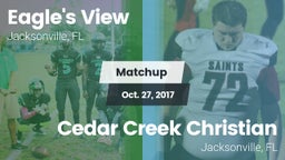 Matchup: Eagle's View vs. Cedar Creek Christian  2017