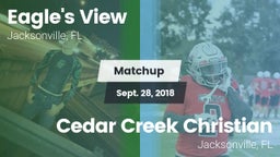 Matchup: Eagle's View vs. Cedar Creek Christian  2018