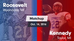 Matchup: Roosevelt vs. Kennedy  2016