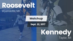 Matchup: Roosevelt vs. Kennedy  2017