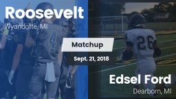 Matchup: Roosevelt vs. Edsel Ford  2018