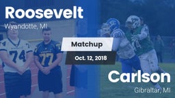 Matchup: Roosevelt vs. Carlson  2018