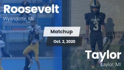 Matchup: Roosevelt vs. Taylor  2020