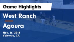 West Ranch  vs Agoura  Game Highlights - Nov. 16, 2018