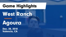 West Ranch  vs Agoura  Game Highlights - Dec. 28, 2018