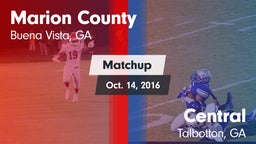 Matchup: Marion County vs. Central  2016
