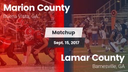 Matchup: Marion County vs. Lamar County  2017