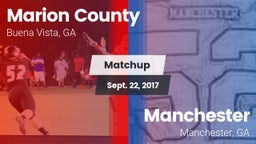 Matchup: Marion County vs. Manchester  2017