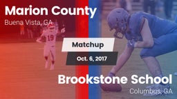 Matchup: Marion County vs. Brookstone School 2017
