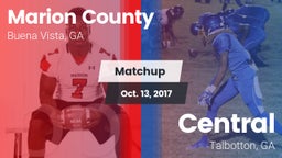 Matchup: Marion County vs. Central  2017