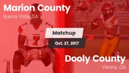 Matchup: Marion County vs. Dooly County  2017